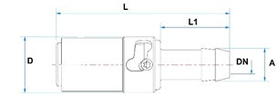 Safety Coupling, Type TS, Straight