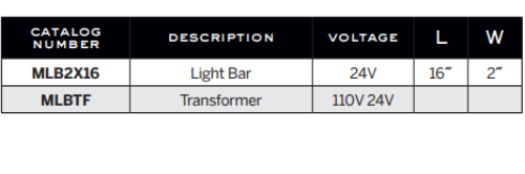 Mold Light Bar and Transformer