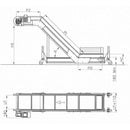 Inclined/Horizontal/Top Conveyor with PP/PA Modular Plastic Belt