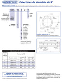 Manifolds de Aluminio de 2”