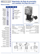 Delta-Q® Regulador de flujo de precisión con medidor de flujo Ice-cube™