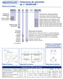 Manifolds de Aluminio DUOFLOW® de 1”