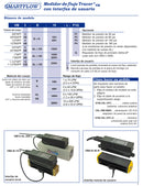 Medidor de flujo TRACER®vm con interfaz de usuario