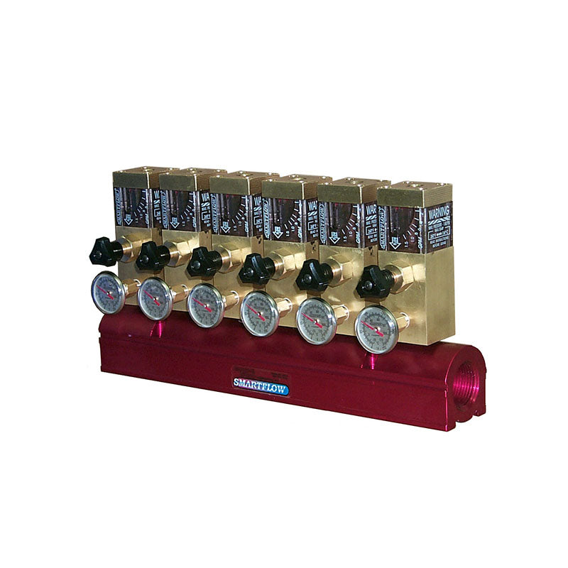 Delta-Q® Regulador de flujo de precisión con indicador de flujo turbulento Dr. Eddy®