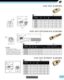 Hex Key Extension Elbows